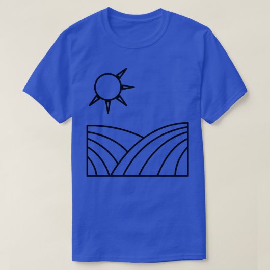 T-shirt Vignoble ensoleillé (Design devant)