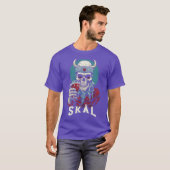 T-shirt Viking à l'échelle (Devant entier)