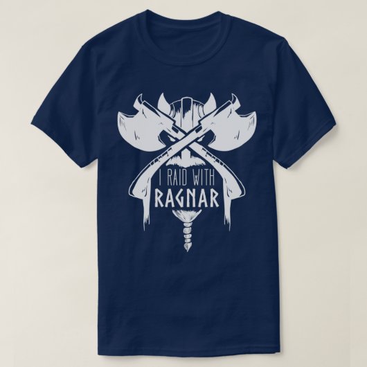 T-shirt Viking Ax I Raid Avec Ragnar Viking Appareils (Design devant)