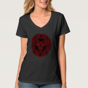 T-shirt Viking Celtic Ram Aries Zodiac
