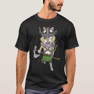 T-shirt Viking Chat Valhalla Guerrier