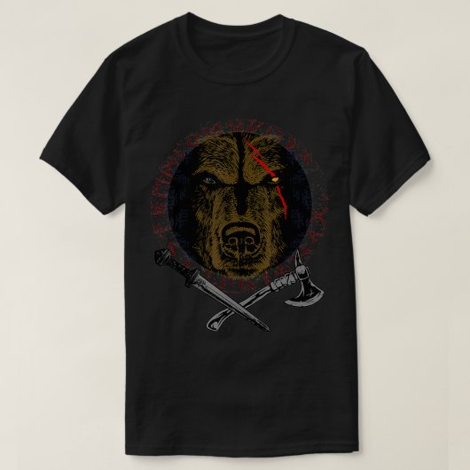 T-shirt Viking de Berserker (Design devant)