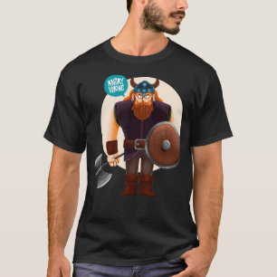 T-shirt Viking en colère prêt à la guerre
