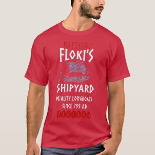 T-shirt Viking Kattegat Flokix27s Chantier Funny Norse Quo