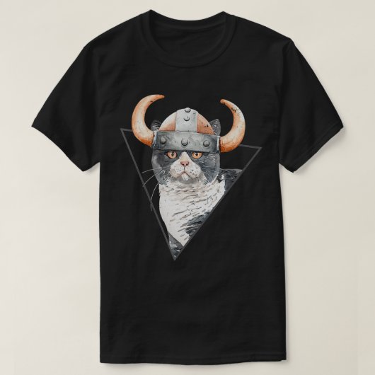 T-shirt Viking Kitty Chat (Design devant)
