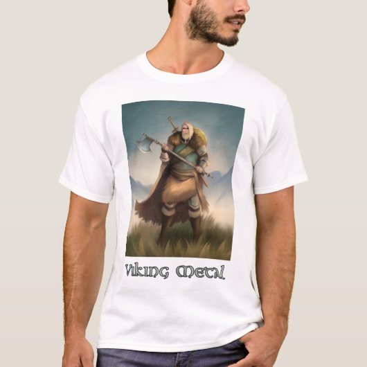 T-shirt Viking Metal (Devant)