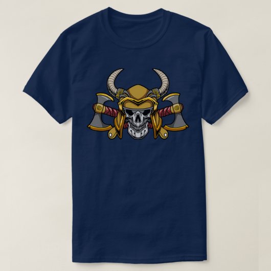 T-shirt Viking Nordic Warrior Valhalla 6 (Design devant)