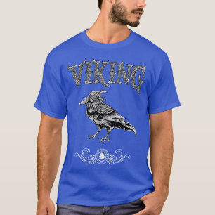 T-shirt Viking Raven Bird Style nordique Norseman Norse