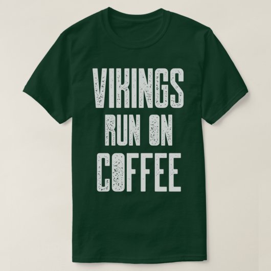 T-shirt Viking Run Sur Café (Design devant)
