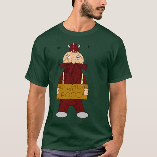 T-shirt Viking sans abri (Devant)
