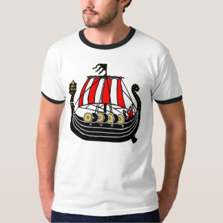 T-shirt Viking se transportent longtemps pour le bateau de