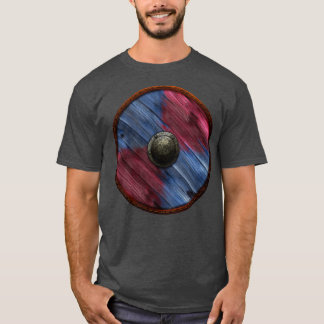 T-shirt Viking Shield quarts rouge bleu
