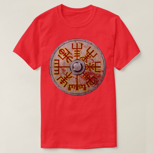 T-shirt Viking Shield Vegvisir (Design devant)