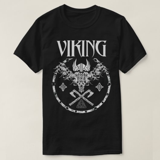 T-shirt VIKING SHIR Viking s pour hommes femmes Retro Vint (Design devant)