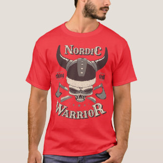 T-shirt Viking Skull Warrior