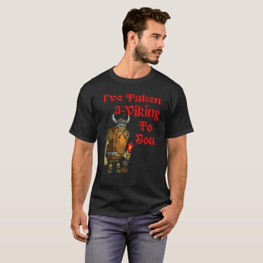 T-shirt Viking Valentine pour Norse Valkyrie Shieldmaiden  (Devant entier)