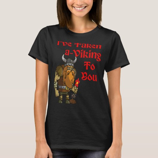 T-shirt Viking Valentine pour Norse Valkyrie Shieldmaiden (Devant)