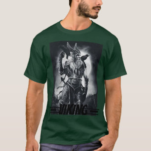 T-shirt Viking Valhalla Odin hor Ragnar 3 couleurs