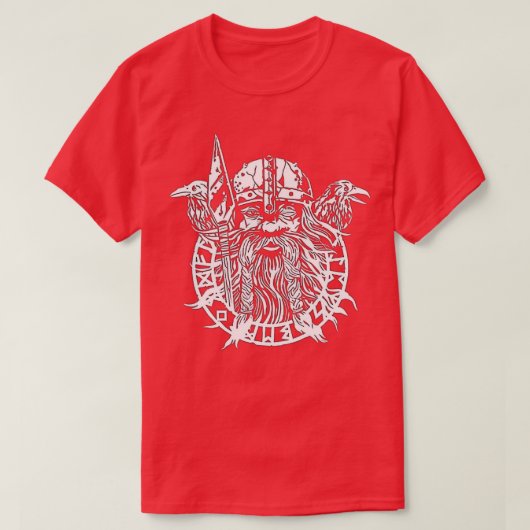 T-shirt Viking World notre Dieu Nordic Odin Norse Masculin (Design devant)