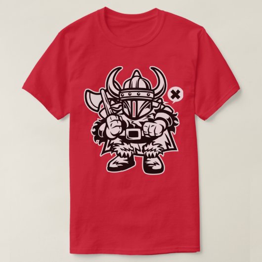 T-shirt vikings au combat (Design devant)