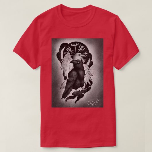 T-shirt vikings corneille 3 (Design devant)