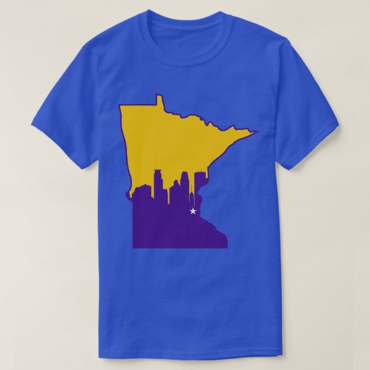 T-shirt Vikings de l'État du Minnesota (Design devant)
