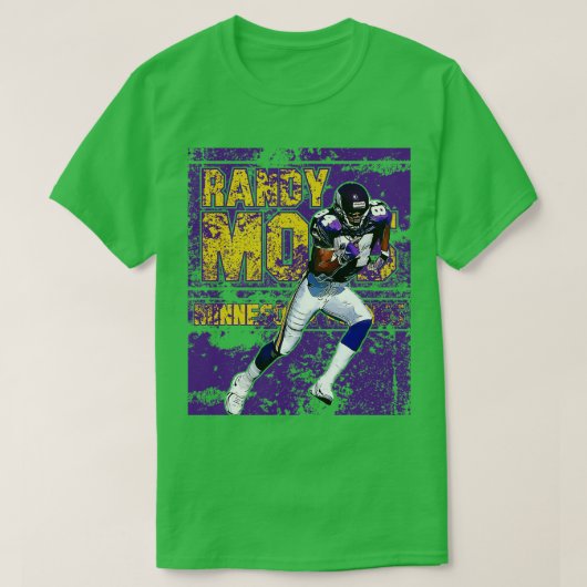 T-shirt Vikings de Randy moss minnesota (Design devant)