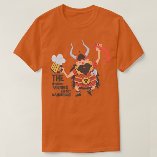 T-shirt Vikings étouffés (Design devant)