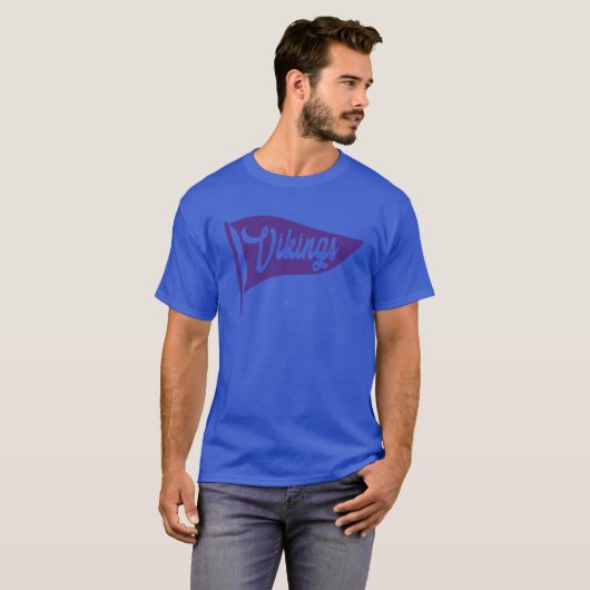 T-shirt Vikings flag (Devant entier)