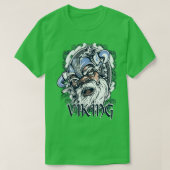 T-shirt Vikings Head Illustration Design Dessin (Design devant)