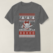 T-shirt Vikings Noël Douille moche Valhala (Design devant)