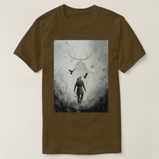 T-shirt vikings produits à chaud ragnar (Design devant)
