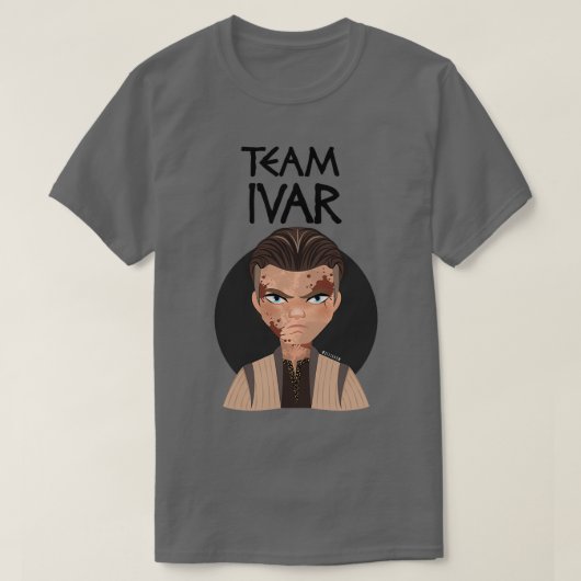 T-shirt VIKINGS Ragnarx27s ÉQUIPE Fils IVAR (Design devant)