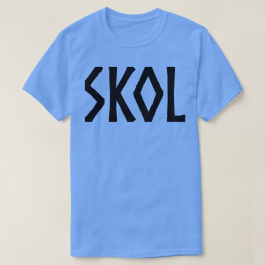 T-shirt Vikings Vikings toast Skol (Design devant)