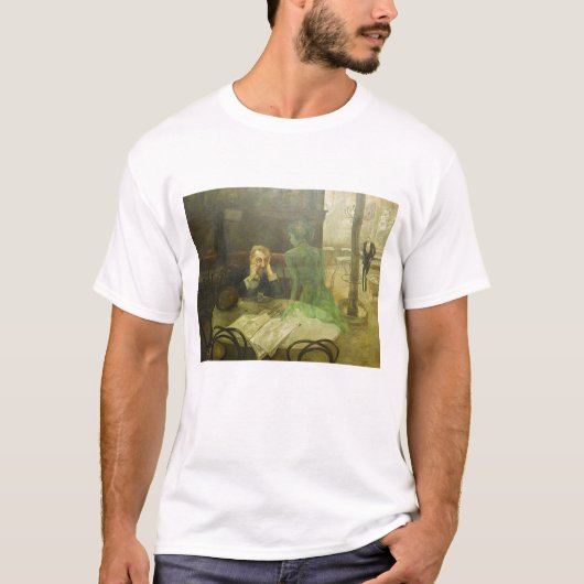 T-shirt Viktor Oliva. Buveur d'absinthe (Devant)