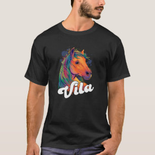 T-shirt VILA Adorable nom de fille avec beau cheval