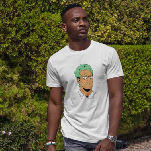 T-shirt Vilain Anime Guy Face