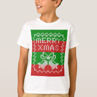 Vilain pull motif sonnettes Joyeux fils Xmas