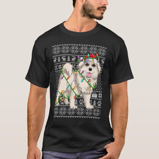 T-shirt Vilain style de sueur de Noël Père Noël Grand Pyré (Devant)