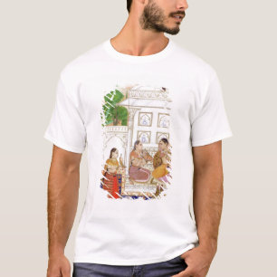 T-shirt Vilaval Ragini : Femme à sa toilette