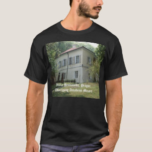 T-shirt Villa Bertramka-Mozart-Prague