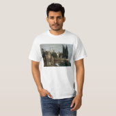 T-shirt Villa By the Sea par Arnold Bocklin, Symbolisme Ar (Devant entier)