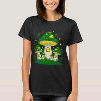 T-shirt Village Magique de Champignons Lumineux