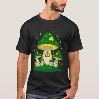 T-shirt Village Magique de Champignons Lumineux