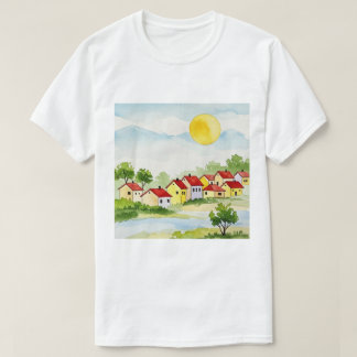 T-shirt Village paisible