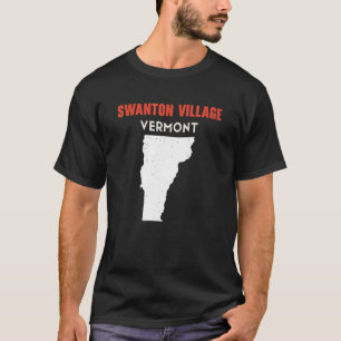 T-shirt Village Swanton Vermont USA State America Travel V