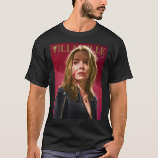T-shirt Villanelle Peint Portrait Premium