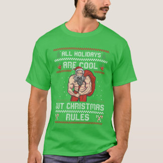 T-shirt Villant Noël, mais règles de Noël garçon