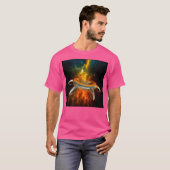 T-shirt Ville Alien dans l'espace (Devant entier)
