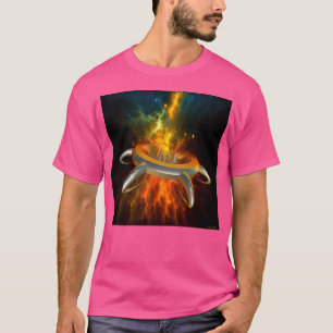 T-shirt Ville Alien dans l'espace